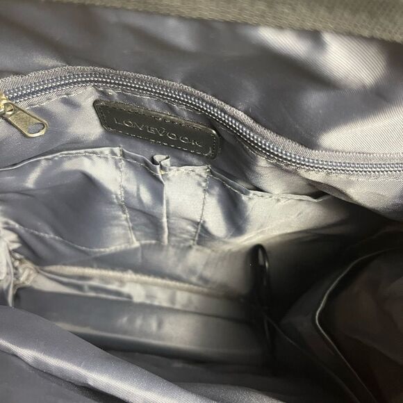 NWT lovevook black  canvas laptop backpack with USB port fit up to 17” l… - Picture 9 of 9